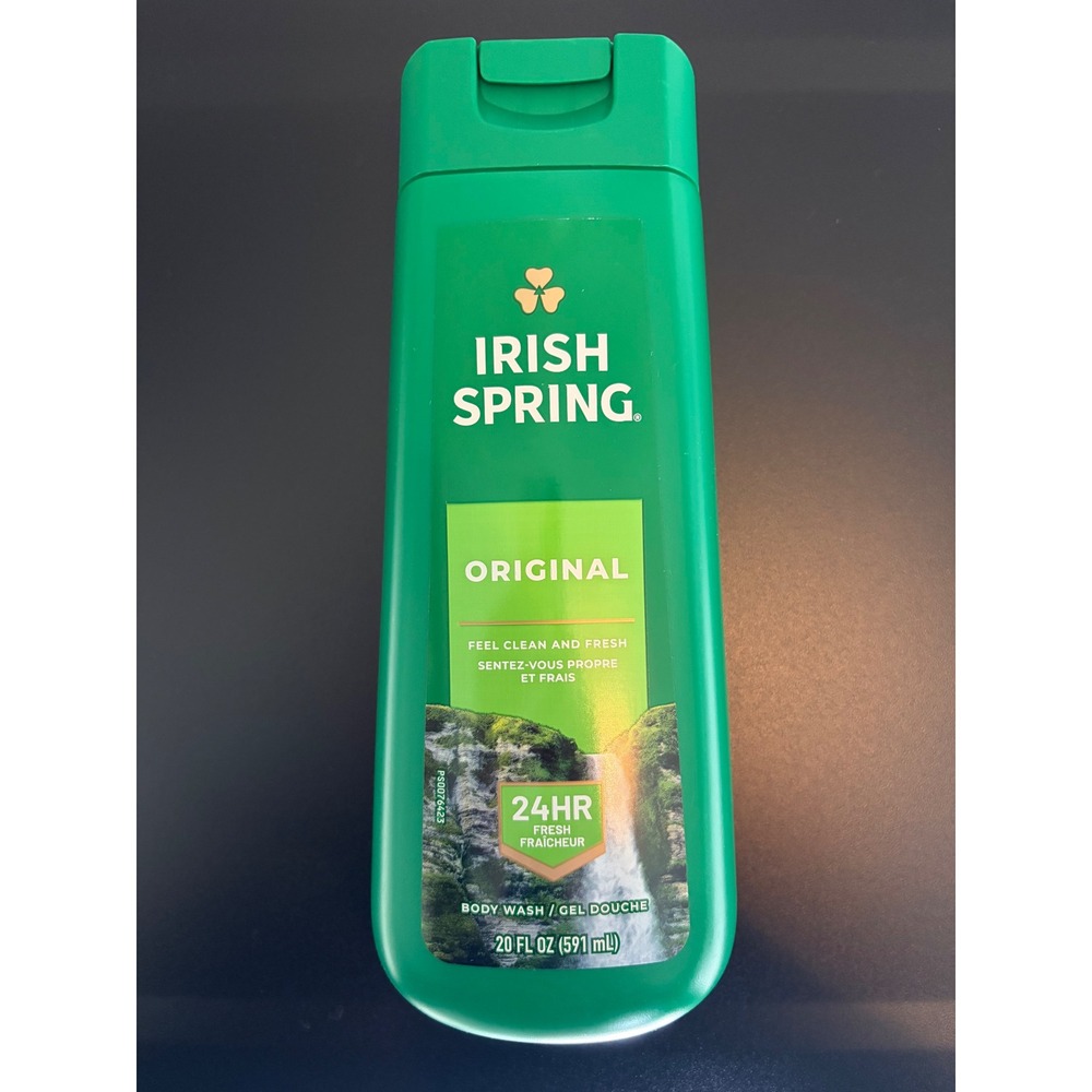 Irish Spring Original Body Wash 24HR Fresh Clean Scent 20 fl oz 591mL New